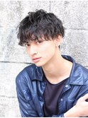 1分スタイリングのネープレスグランジツイストスパイラルパーマ
