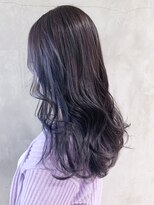 アイティー バイ アルバム 中野店(IT by ALBUM) ダークラベンダー_マロンベージュAラインボブ_ba318052