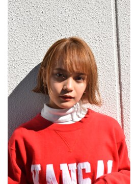 ミエル ヘア 新宿(miel hair) 〈mielhair新宿〉　ビタミンカラー　ボブ