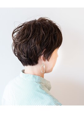 サロン マーニ(salon m ni) マッシュショート×パーマ×オシャレ染めの白髪染め