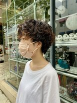 レンク(LENC) ショートにスパイラルパーマ
