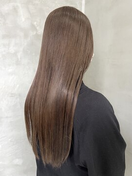 テトヘアー(teto hair) カット　チョコブラウン　アッシュブラウン、ロング　ベージュ