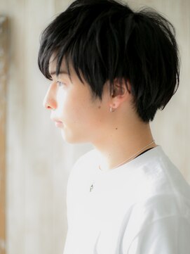モッズヘア メン 上尾東口店(mod's hair men) 好感度大！王道黒髪爽やかナチュラルマッシュスタイルS上尾