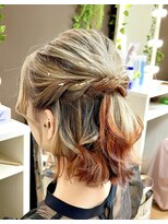 ジェネータ 新横浜店(GENETA)&nbsp;ショートハーフアップ【ヘアセット/新横浜】
