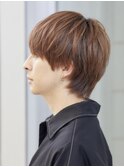 ノーセットでキマる刈り上げなし縮毛矯正ナチュラルマッシュ