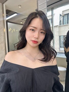 リリー(Lilley) 【lilley 稲永麻衣】顔周りカット+天神韓国ヘア