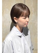 リブロ(liblo)&nbsp;耳掛けミニボブ × グレージュ【liblo】