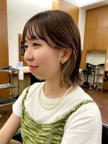 パドル(Paddle)&nbsp;インナーカラー/イヤリングカラー/ロブ/切りっぱなしボブ