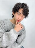 メンズショートパーマナチュラルウルフ☆横浜