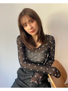 ベンジー 中目黒店(benji) モカブラウンレイヤーミディアム