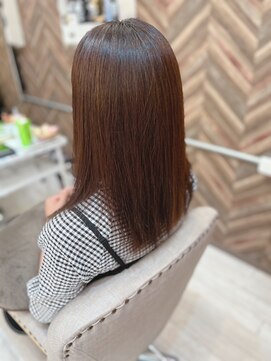 ヘアメイクゼロ 坂戸駅前店(hairmake zero) 【ナチュラルなストレート】oggiotto酸熱トリートメント