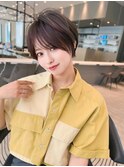 短くてもオシャレな束感ショートヘア