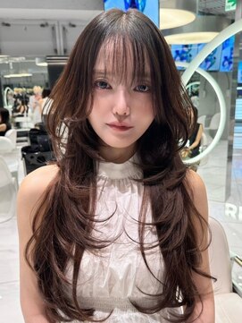 レディアル 渋谷(REDEAL) ワンホンヘア/韓国ヘア/ウルフ/前髪[レイヤーカット/渋谷]