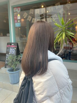 モップス 金沢文庫店(MOPS) ブリーチなしアッシュブラウン「ブリーチ/髪質改善/金沢文庫駅」