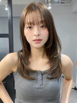 エトラ 渋谷店(etora)&nbsp;小顔 フェミニンロング メルティーカラー 似合わせカット"