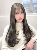 着物/フェミニンロング/似合わせカット/ウェーブミディアム/栄a2