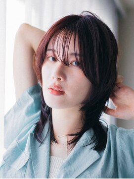 ミットバイツリー センター北(mit by tree) フェイスフレーミングブルーカラーウルフレイヤーエフォートレス