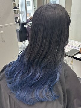 アライブ ハラジュク(ALIVE harajuku) ブリーチインナーバレイヤージュグラデーションカラー夕貴