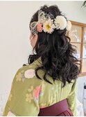 LiLy hair 卒業式 袴ハーフアップ