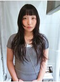 ハッシュカットハイレイヤーシャギーレイヤーロングウルフ