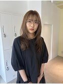 20代30代40代 レイヤー/ブリーチなしベージュ/ハイライトカラー