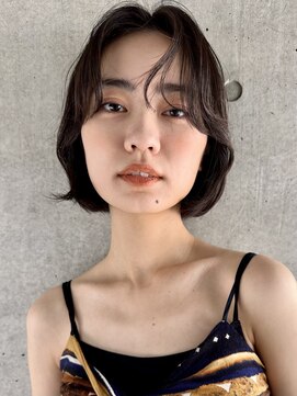 アンガーデン(Une GARDEN) ボブ/タッセルボブ/長め前髪/暗髪カラー