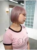 ココアベージュ/クラゲヘアー/オリーブグレー/小顔/栄/ボブ/韓国