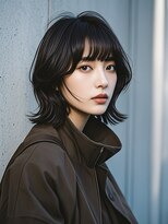 エイチ ウルフカット 大阪梅田(811)&nbsp;レイヤーボブボブヘアショートウルフパーマウルフボブヨシンモリ