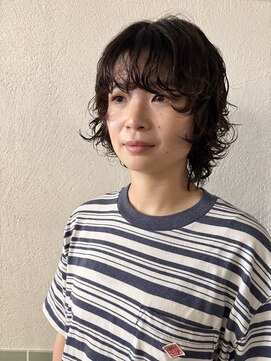 ニーム 栄(nimes) kaon　　ショートパーマ　ショートレイヤー