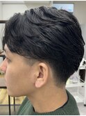 MEN'S HAIR/ブルーブラック/フェザーパーマ/錦糸町