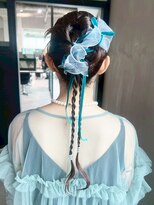 アルバム 銀座(ALBUM GINZA)&nbsp;ロング韓国ヘアおくれ毛前髪カット_ba571813