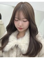 アイトーキョーエス 渋谷(AI TOKYO S)&nbsp;ミルクブラウンブリーチなしダブルカラーイルミナカラー透明感