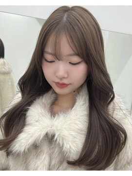 アイトーキョーエス 渋谷(AI TOKYO S) ミルクブラウンブリーチなしダブルカラーイルミナカラー透明感