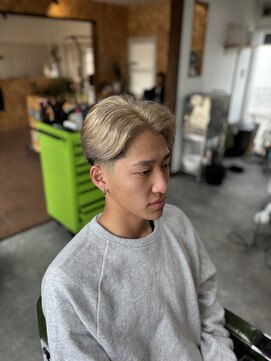 ブル(BULL) ミルクティーベージュ×0.5フェード