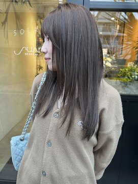ソラス(SOLAS) ハッシュカット×オリーブブラウン
