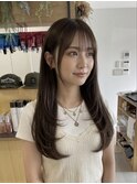 【富山】上品ラベンダーグレージュ×韓国風レイヤー