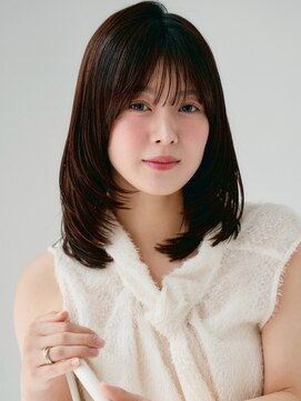 ReFa認定プレミアムサロン 全席個室美容室 Zina ガーデンズ千早【6/27OPEN(予定)】 髪質改善*ダークパープルロング顔まわりくびれ*美髪【Zina千早】