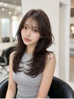 ラビマーニ 吹田店(Labimani)&nbsp;【Labimani】ミディアム韓国レイヤー、ハッシュカット
