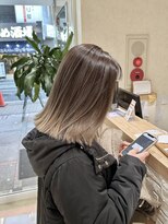 クレア 上大岡(CREA)&nbsp;白髪ぼかしハイライト縮毛矯正ダブルカラー髪質改善30代40代50代