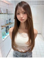ロンドルーチェ 心斎橋(Lond luce)&nbsp;ダークパープル/ワンホンレイヤー［髪質改善/縮毛矯正］