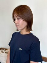 フラテロ(fratello)&nbsp;艶髪ナチュラルブラウン/ショートミディ/外はね