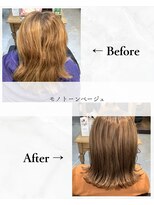 チャンドット(chan.)&nbsp;≪お客様スタイル≫ モノトーンベージュ