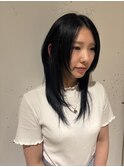 韓国風レイヤーカット+カラー