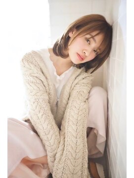 ネオリーブアイム 横浜西口店(Neolive aim) 赤味を抑えたグレージュミディ♪