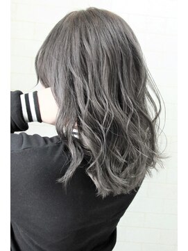 マティーナ ヘアー 池袋(Matina hair) 【クールな透明感☆ダークグレージュミディ】