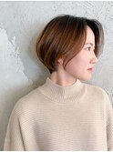 【private salon kitte.】AZUMI 長めバングのショートボブ