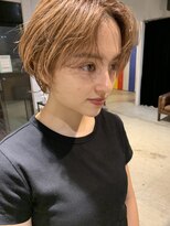 ノラキチジョウジ(NORA KICHIJOJI)&nbsp;大人かわいいフリンジウェーブボブ＃前髪＃ココアブラウン