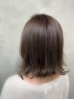 サロンドミルク 原宿(salon de MiLK) ナチュラル艶ボブ　外ハネ　髪質改善