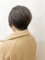 【nex 表参道】白髪ぼかし 大人ショート ヌーディカラー 齋藤