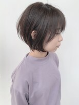 ステア ケース(stair case)&nbsp;大人かわいい丸みショートボブ耳かけサイドバング銀座